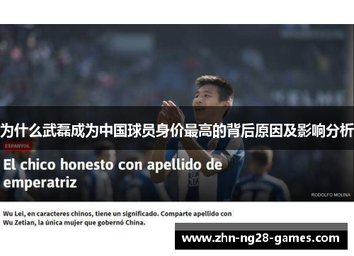 为什么武磊成为中国球员身价最高的背后原因及影响分析