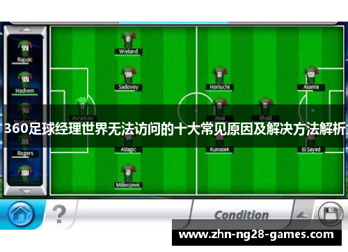 360足球经理世界无法访问的十大常见原因及解决方法解析 360足球经理世界无法访问的十大常见原因及解决方法解析